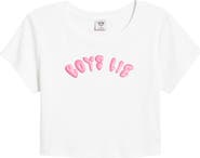 BOYS LIE Sour Patch Crop Graphic T-Shirt