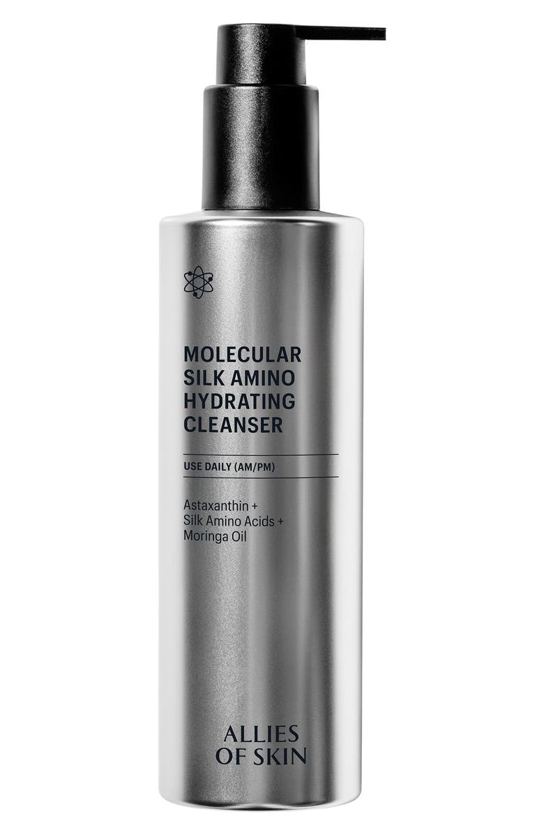 ALLIES OF SKIN Molecular Silk Amino Hydrating Cleanser, Main, color,