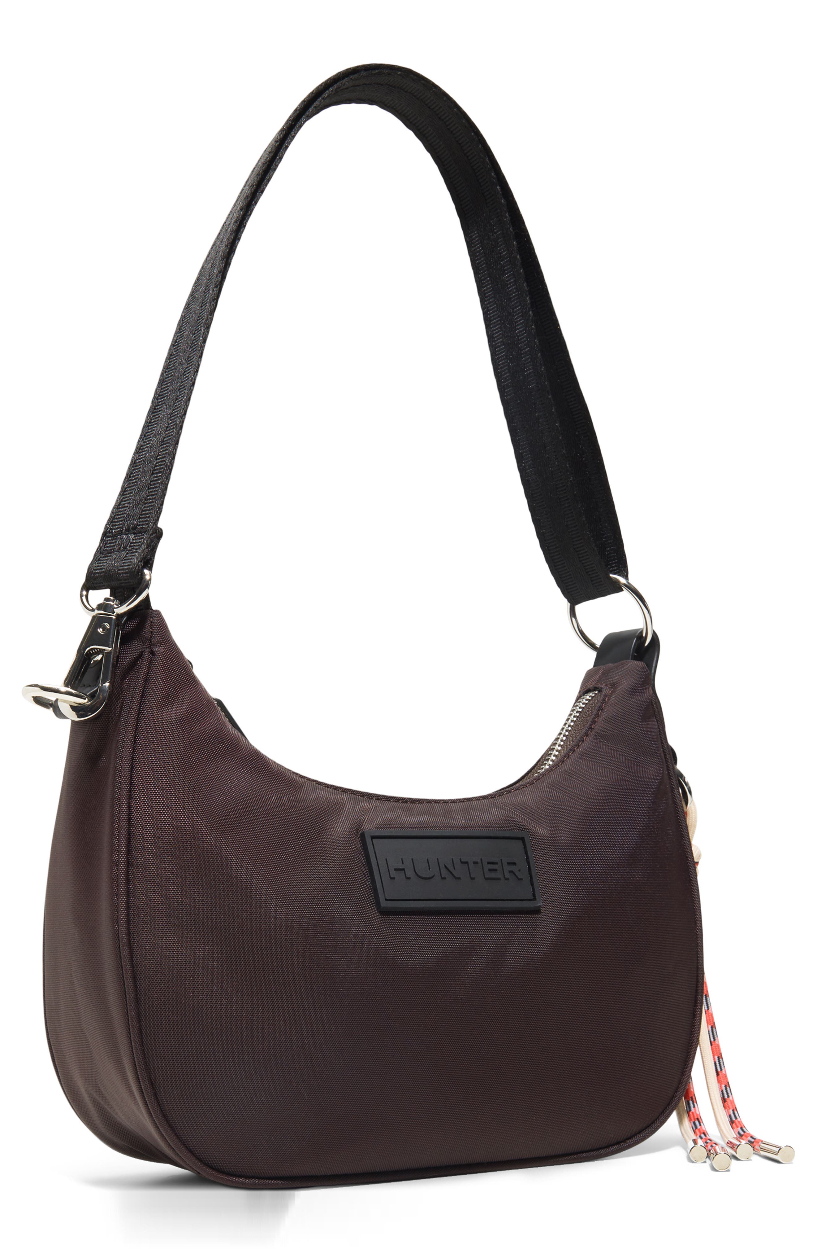 Hunter Loop Back Crossbody Bag, Alternate, color, Brown