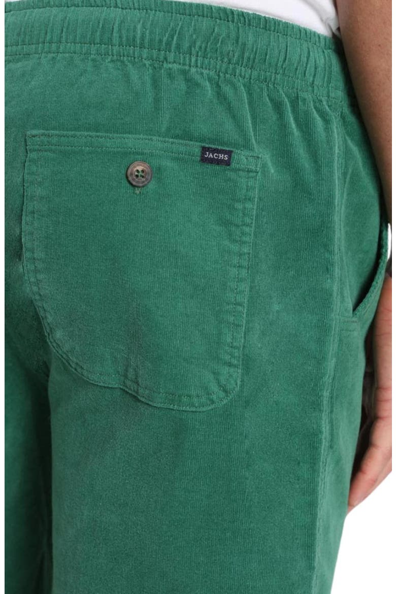 Stretch Corduroy Pull-On Shorts, Alternate, color, GREEN