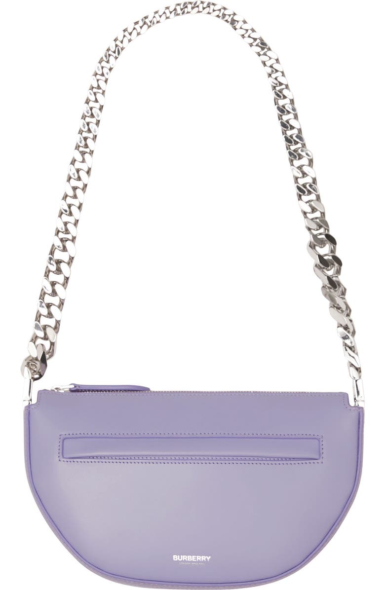 Burberry Mini Olympia Leather Shoulder Bag, Main, color,