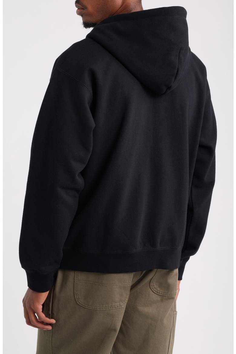 Established Works Bold Zip Hoodie, Alternate, color, BLACK