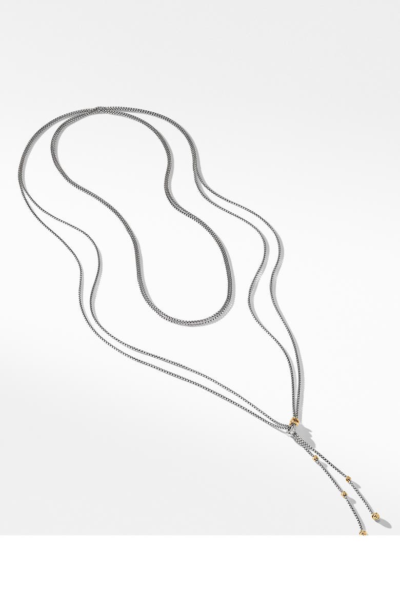 David Yurman Petite Helena 18K Gold & Diamond Y-Necklace, Alternate, color, 