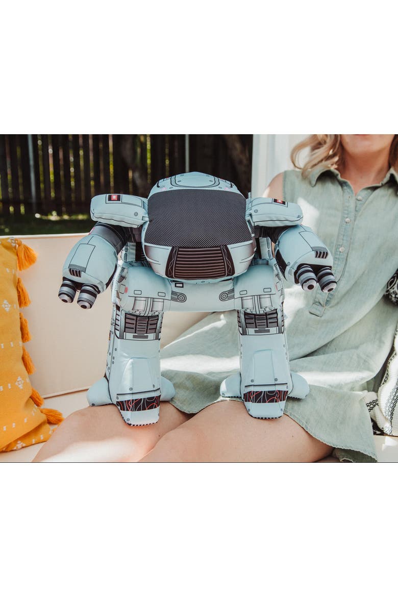 RoboCop ED-209 12-Inch Collector Plush Toy, Alternate, color, Grey