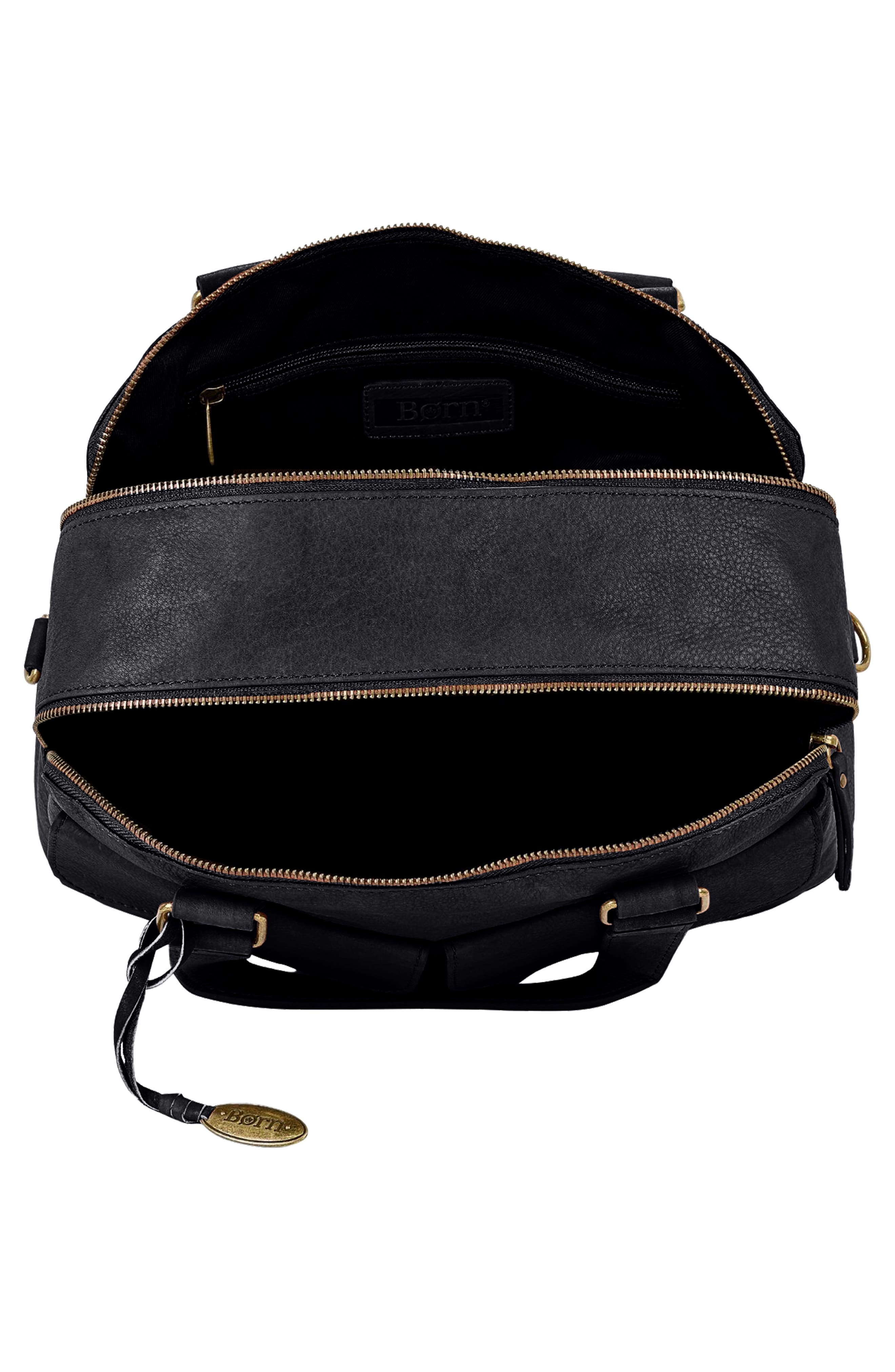 Børn Large Organizer Satchel Bag, Alternate, color, Black