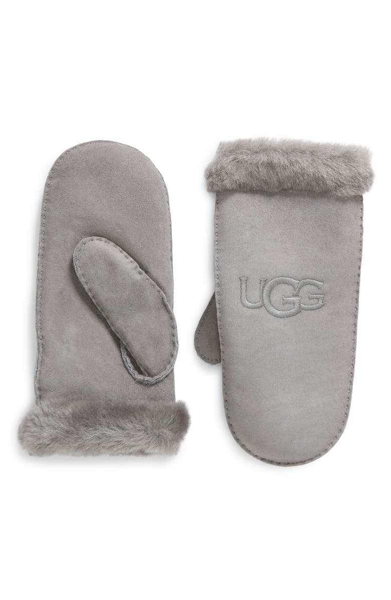 UGG<sup>®</sup> Genuine Shearling Lined Mittens, Main, color,
