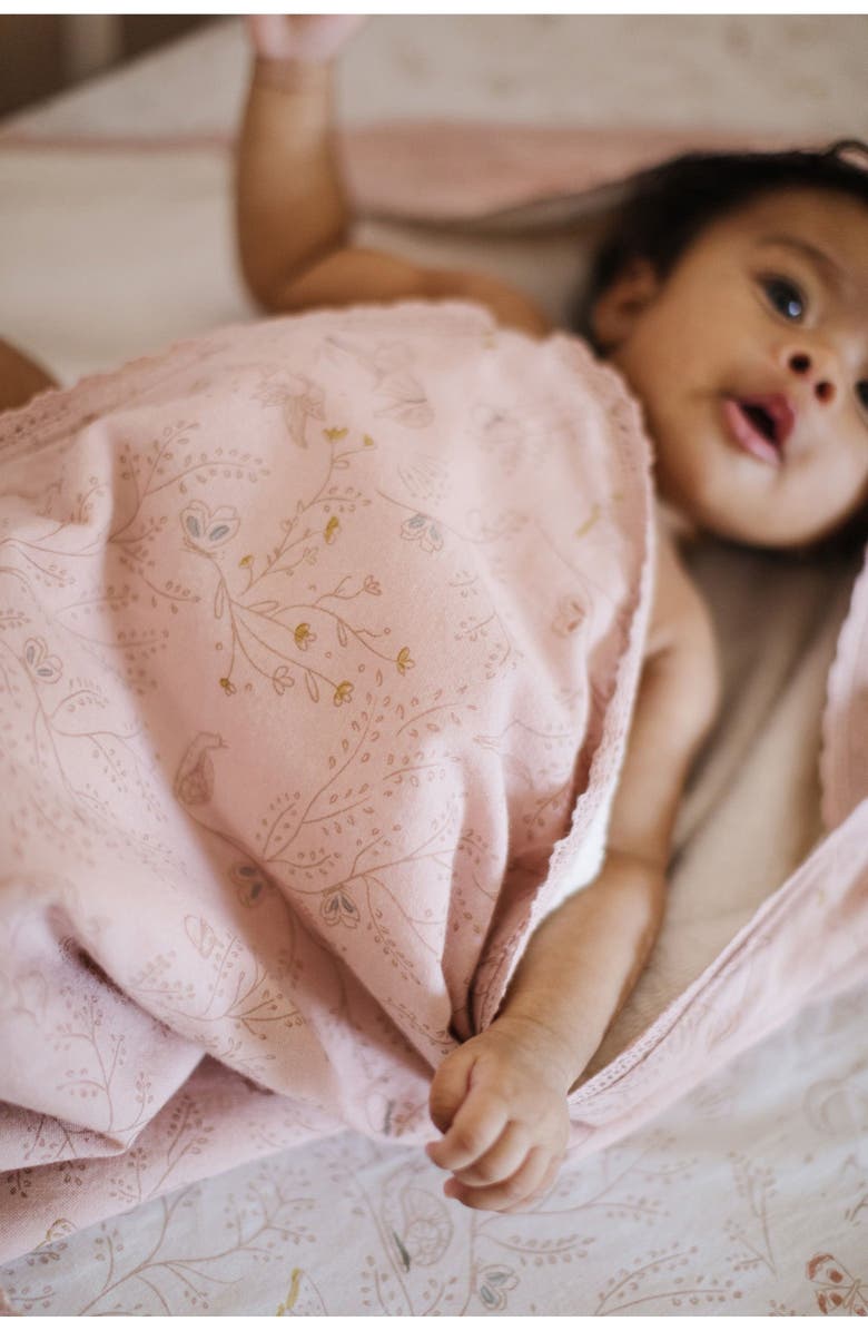 Pehr Hooded Towel, Alternate, color, Secret Garden