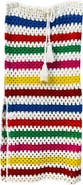 NESSI BYRD Hand-Made Knitted Striped Crochet Cover-Up Skirt, Little Kid-Big Kid