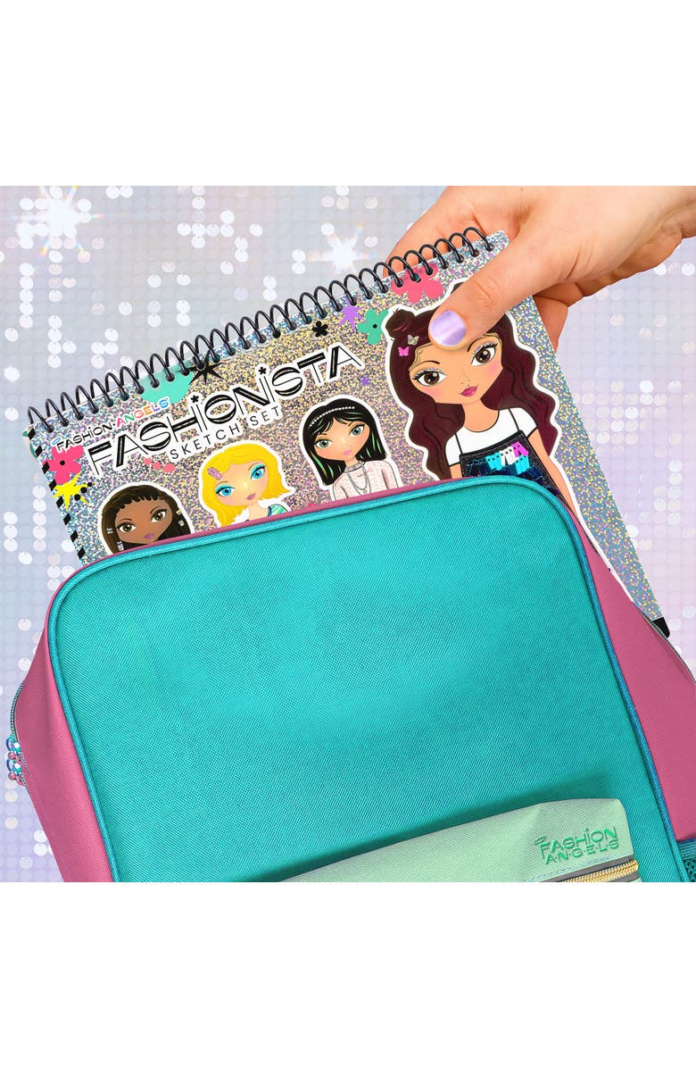 Fashion Angels Sketch Portfolio Set Fashionista Outfit Design Pad, Alternate, color, Multicolored
