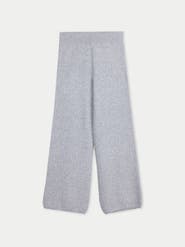 Gobi Cashmere Wide-Leg Ajour Knit Cashmere Pants
