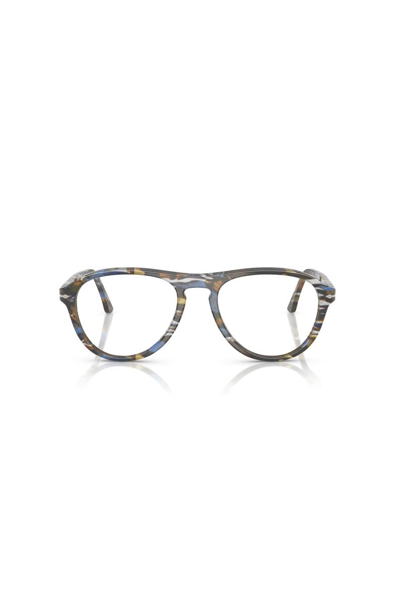Persol 53mm Pilot optical glasses, Alternate, color, Multicolor