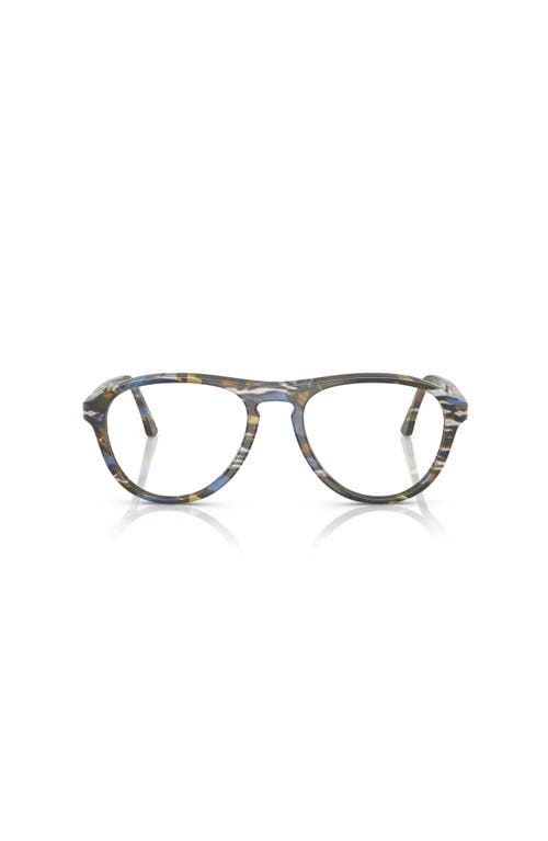 Persol 55mm Pilot Optical Glasses In Black