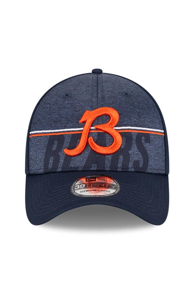 New Era Men's New Era Navy Chicago Bears 2023 NFL Training Camp Secondary Logo 39THIRTY Flex Fit Hat, Alternate, color, 