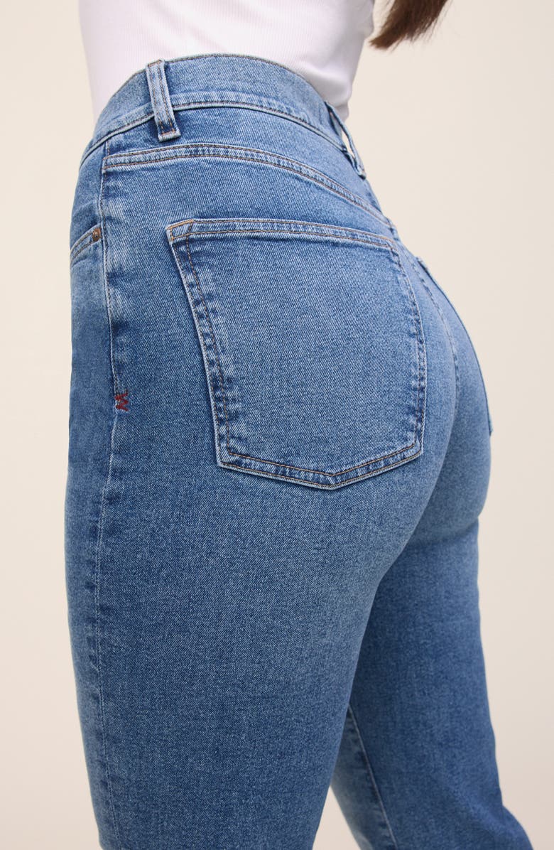 WARP+WEFT ASE High Waist Ankle Straight Leg Jeans, Alternate, color, Ever After