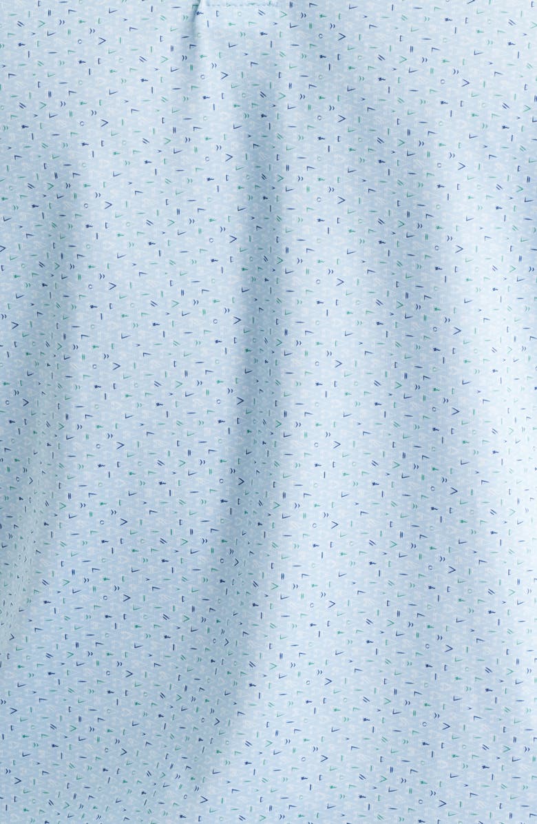 Peter Millar Pennants Performance Jersey Polo, Alternate, color, Stream Blue