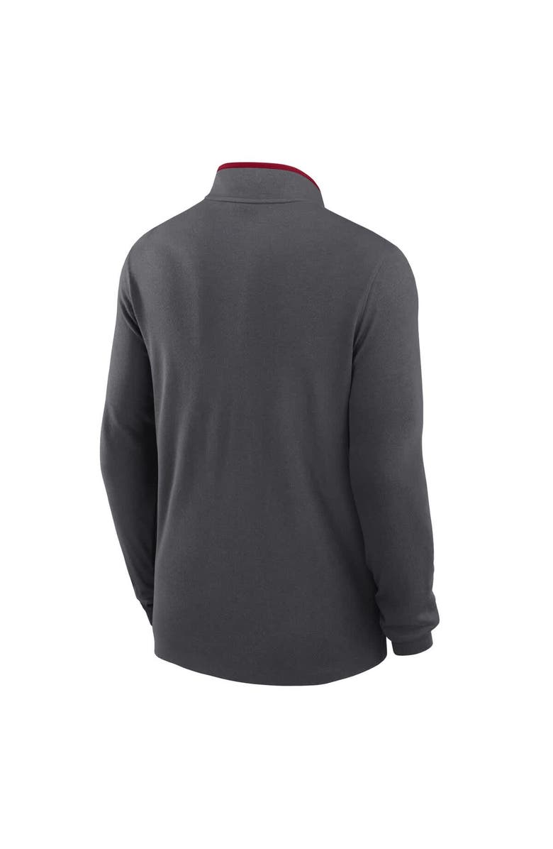 Jordan Brand Men's Jordan Brand Anthracite Oklahoma Sooners Victory Half-Zip Sweatshirt, Alternate, color, Anthracite