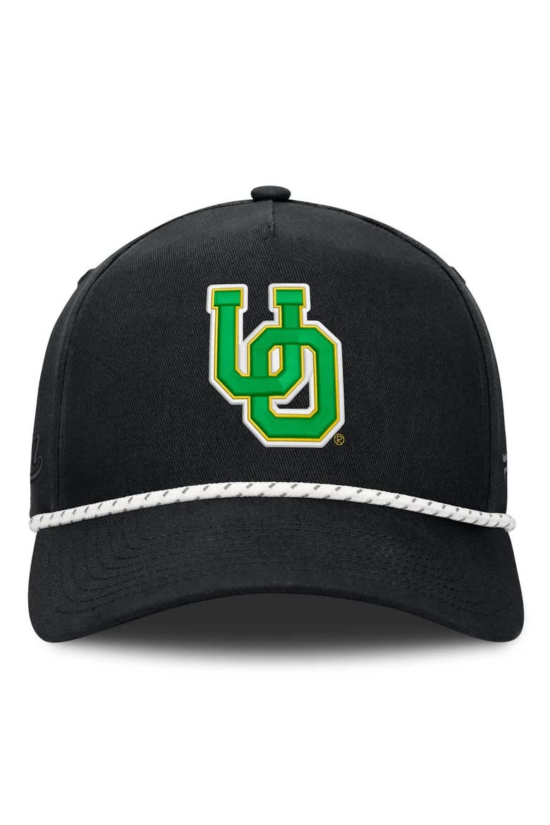 Men's Fanatics  Black Oregon Ducks Undertone Rope Adjustable Hat, Alternate, color, Black