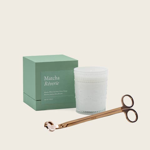 Noir Candle & Wick Trimmer Set