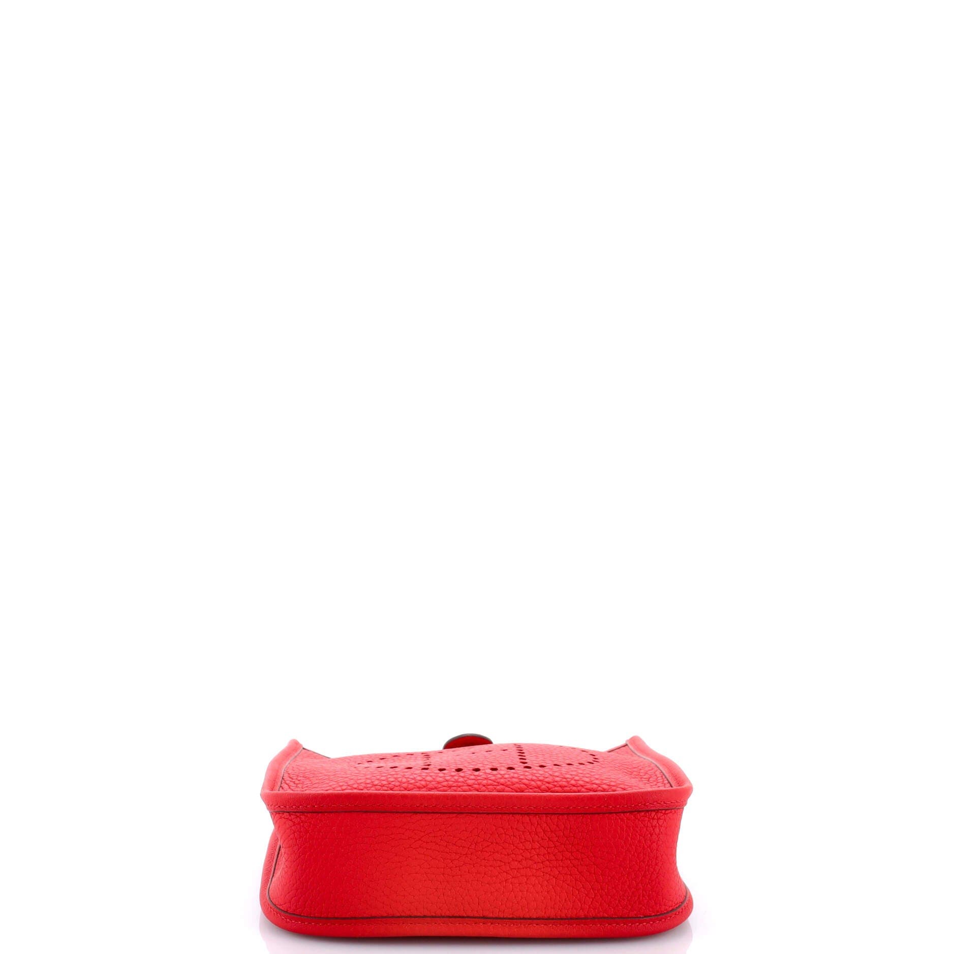 Pre-Owned Hermes Evelyne Bag Gen III Clemence TPM, Alternate, color, Rouge De Coeur