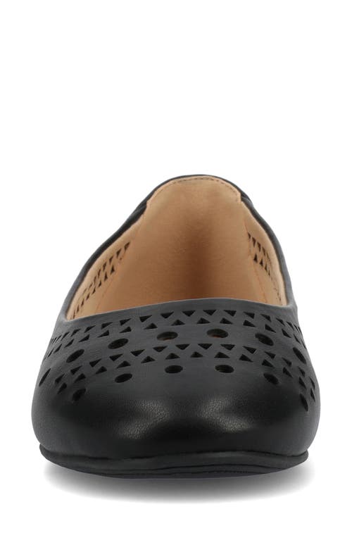 Journee Collection Kamrah Ballet Flat In Black Kamrah