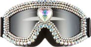Rad + Refined Crystal Heart Embellished Goggles