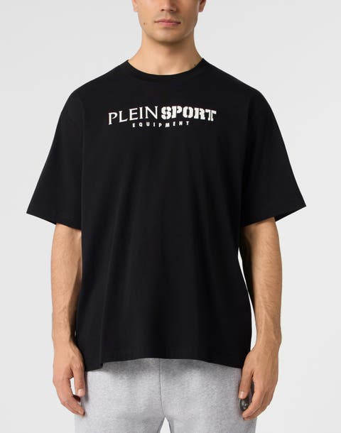 Round Neck T-shirt Reflective Scratch Men