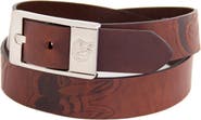EAGLES WINGS Men's Brown Baltimore Orioles Brandish Leather Belt
