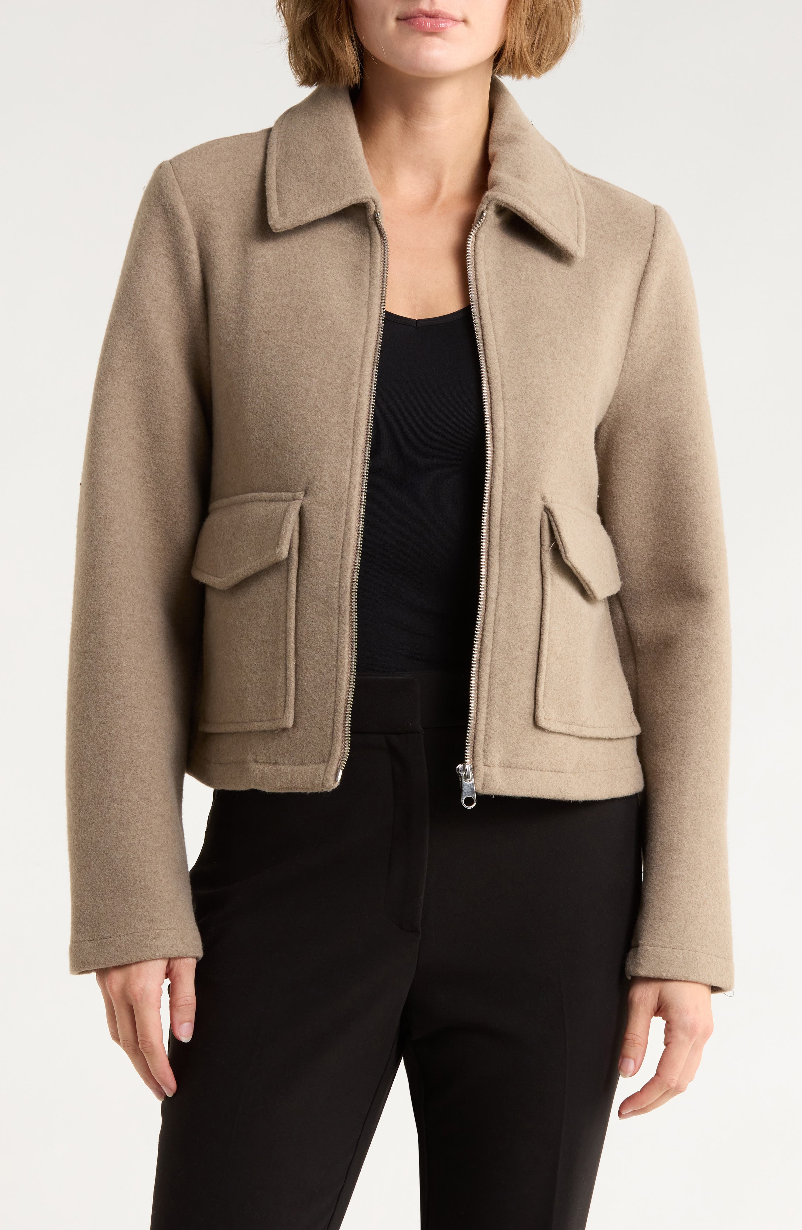 VERO MODA Safir Utility Pocket Shirt Jacket