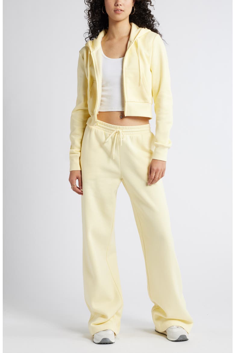 Baggy Wide Leg Sweatpants, Alternate, color, IVORY FLAN
