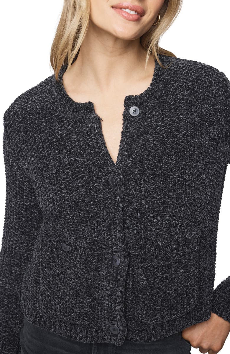 Splendid Andrea Crop Cardigan, Alternate, color, Lead