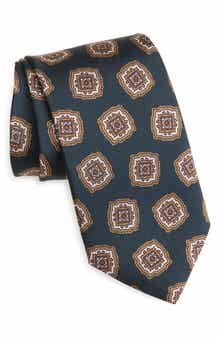 Charest Medallion Silk Tie