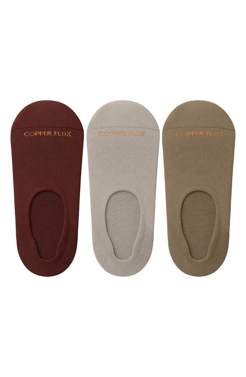 3-Pack No-Show Socks
