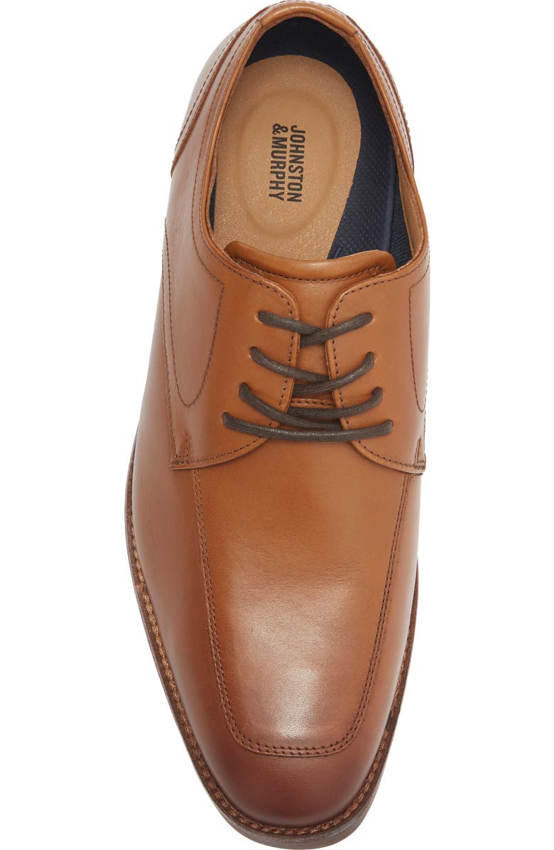 Johnston & Murphy Borland Apron Toe Derby, Alternate, color, Tan