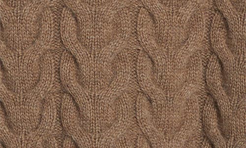 Max Mara Slim Fit Cable-knit Cashmere Pullover Clothing In Brown