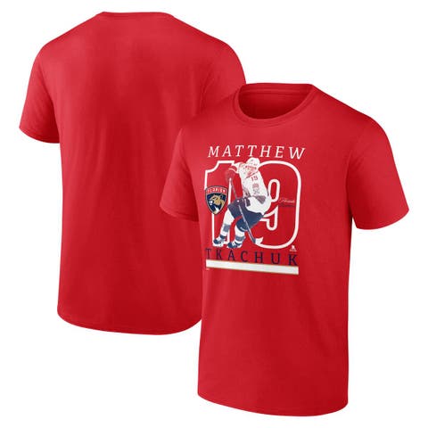 Men's Fanatics Matthew Tkachuk Athletic Red Florida Panthers Player T-Shirt