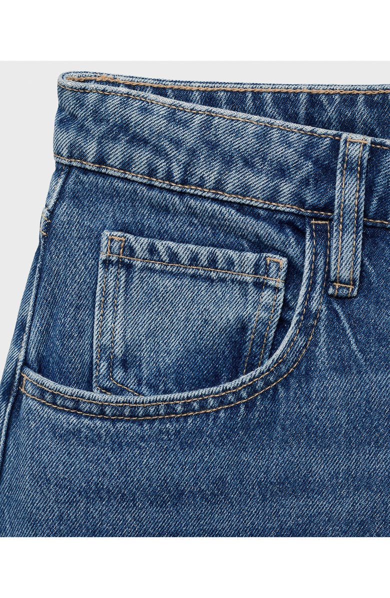 MANGO High Waist Balloon Jeans, Alternate, color, Dark Blue