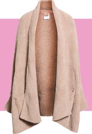 Barefoot Dreams® CozyChic® Cable Knit Blanket Wrap