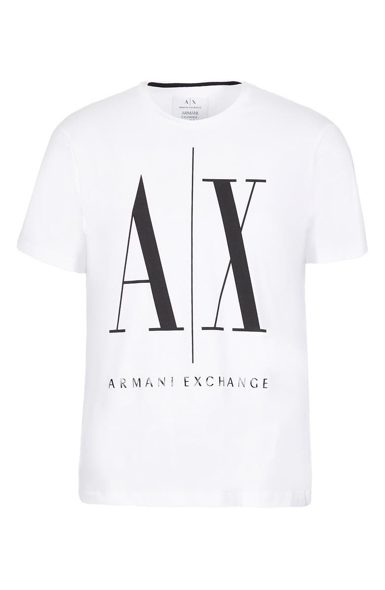 Armani Exchange Icon Logo Cotton Graphic Tee, Alternate, color, 