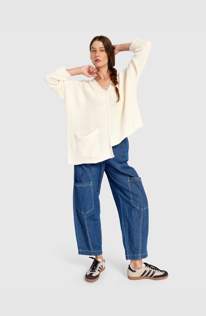 Alembika Bliss Slouchy Sweater, Alternate, color, Cream