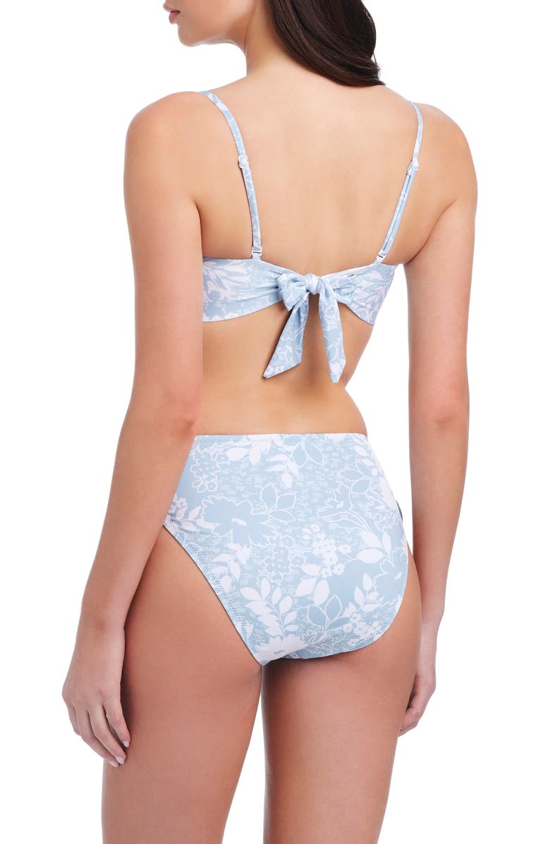 Sanctuary In the Meadow Keyhole Bandeau Bikini Top, Alternate, color, 