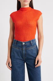 rag & bone Tana Cap Sleeve Sweater