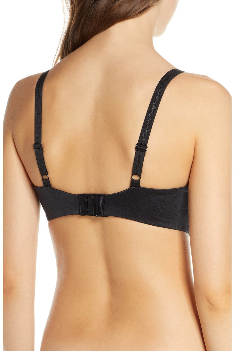 Inside Edit Underwire Contour Bra, Alternate, color, BLACK