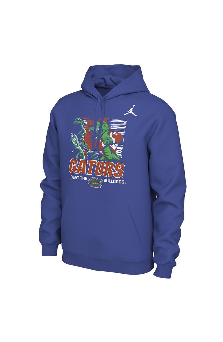 Nike Men's Nike Royal Florida Gators FL/GA Rivalry Pullover Hoodie, Alternate, color, Royal