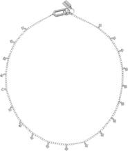 AllSaints Pyramid Charm Collar Necklace