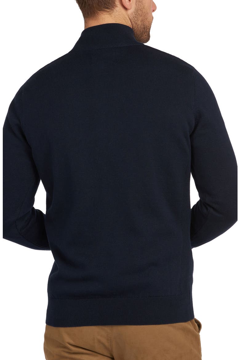 Cotton Half Zip Sweater, Alternate, color, NAVY