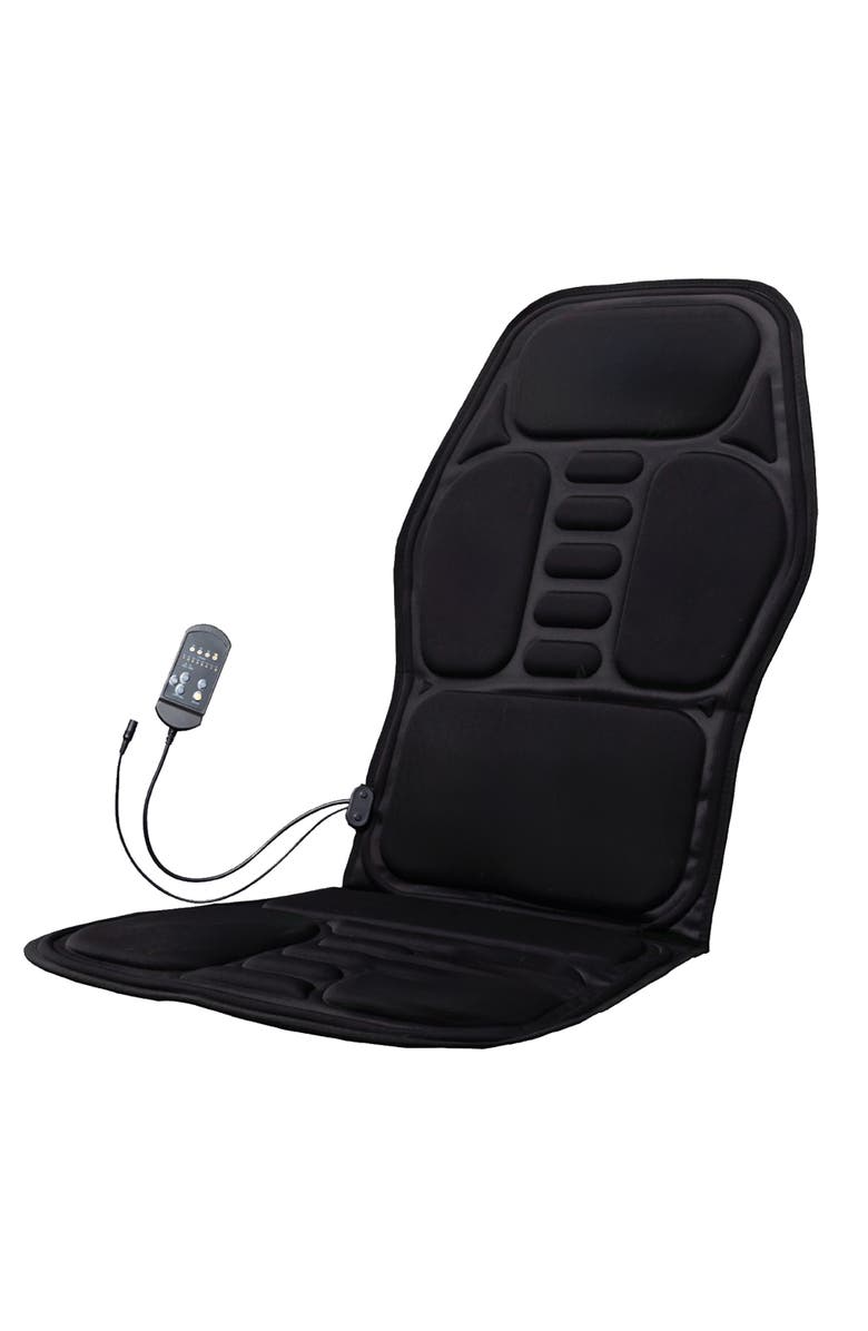 PURSONIC Chair Cushion With Heat and Vibration, Main, color, Black
