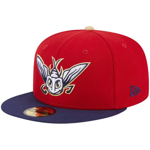 Men's New Era Red Harrisburg Senators Theme Nights Harrisburg Mayflies  59FIFTY Fitted Hat