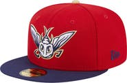 New Era Men's New Era Red Harrisburg Senators Theme Nights Harrisburg Mayflies  59FIFTY Fitted Hat