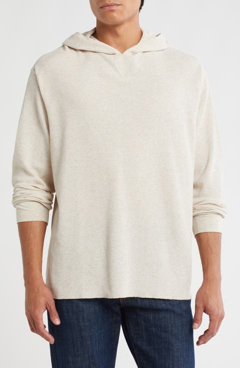 Waffle Knit Thermal Hoodie