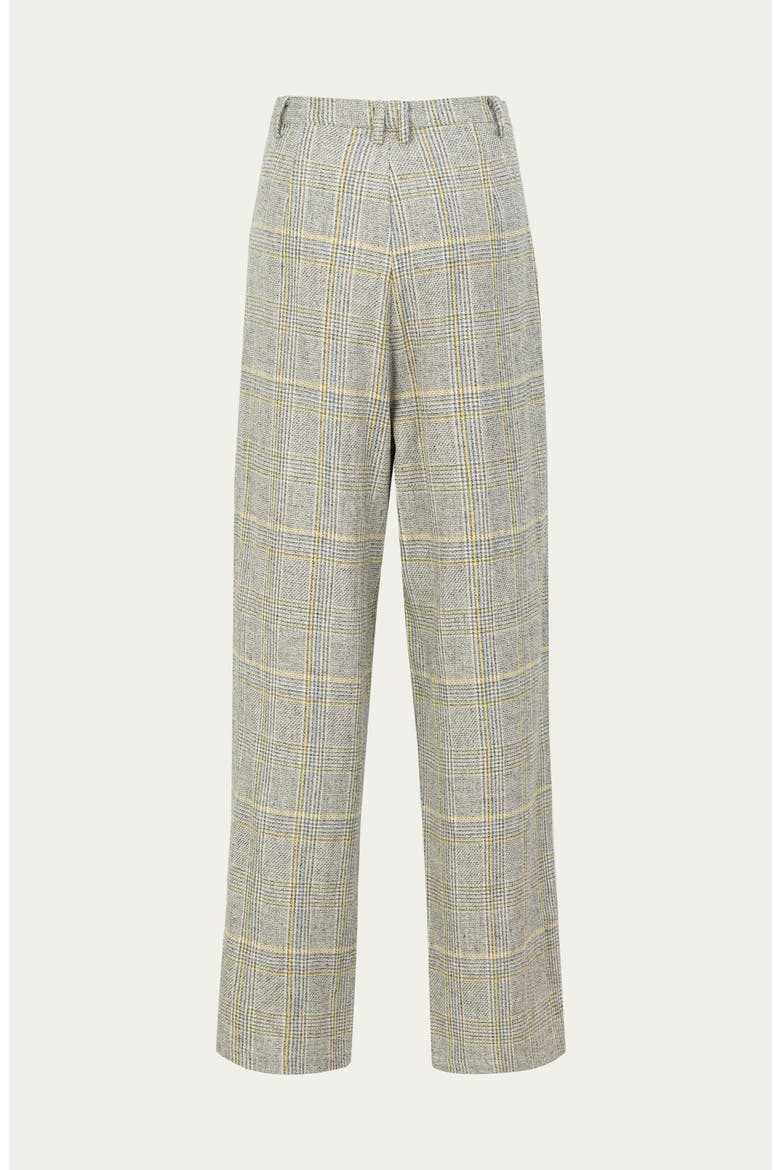 Plaid Theory High Rise Trousers, Alternate, color, plaid